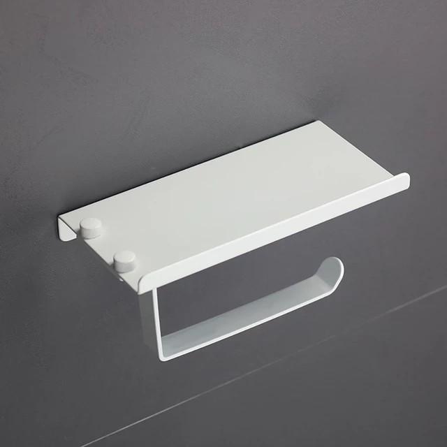 Hakenaufhänger für Toilettenpapierrollen-Telefonhalter mit Befestigungsschrauben