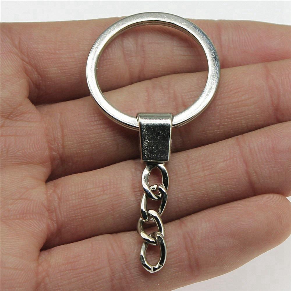Accessories Parts 25-30mm Key Ring 2 Sizes 4 Colors Vintage Jewelry Supplies QA002