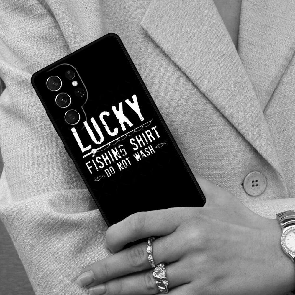 Angling Go Fishing Quotes Cell Phone Case for Samsung Galaxy S26 Ultra S25 S24 S23 S22 S21 S20 Note10 Cover