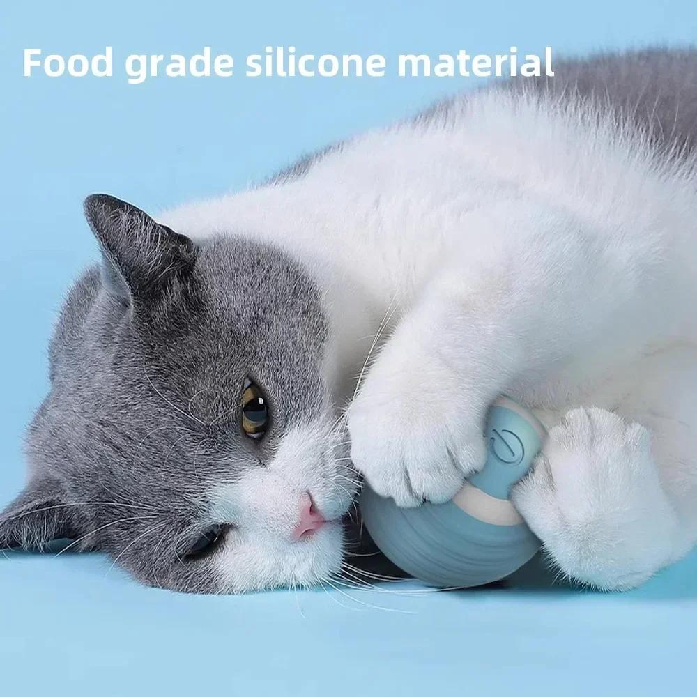 

USB Cats Accessories 360° Cats Toys Rotating Ball Rolling Automatic Toy Pet Interactive Charging Products Function Supplies Home