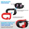 For Meta Quest 3 Accesories VR Protective Cover Case VR Headset Head Face Cover Lens Cover Controller Grips For Oculus Quest 3