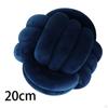 Knot Pillow Ball Tlusté Pohodlné vázané polštáře pro domácí pohovku v obývacím pokoji Světle šedá