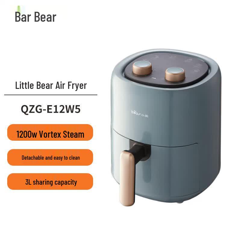 Little Bear 3L Hot Air Fryer CN plug (adapter included)
