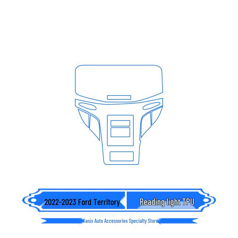 

22-25 Ford Territory Interior Protective & Decorative Sticker Set for Navigation and Gear Console Standard