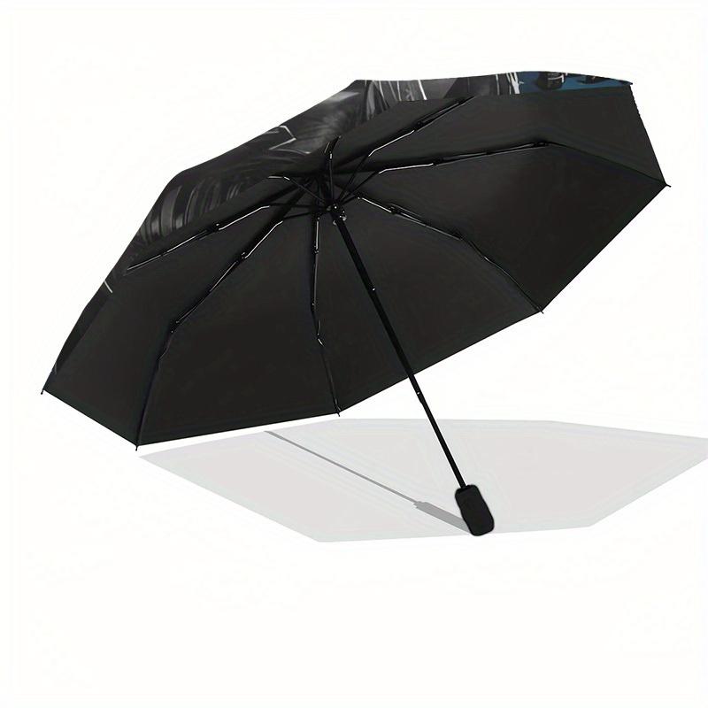 1pc Black Panther Themed High-quality Umbrella,Automatic Opening and Closing Umbrella,Multi-functional Umbrella G0811095