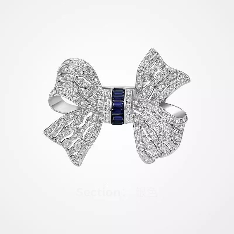 

Роскошная брошь-бант для женщин высокого класса – Элегантная, нишевого дизайна булавка-корсет для костюмов