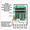 1pc 4S 14.8V 12.8V Lithium Battery Protection Board With Balance 30A For LiFePO4 Li For Electrical Equipment Supplies
