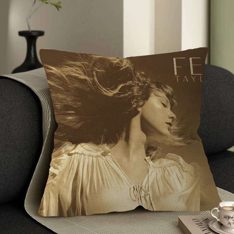 T-Taylor-Swifts Singer Pillowcase Toon Gift Cushion Cover Bedroom Home Sofa Chair Seat Decor Pillow Case