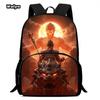 Wukong Black Myth Wukong Spiel Animation Rucksack Schüler Schultasche Computertasche