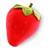 Strawberry Strawberry Cushion Plush Toy Cute Fruit Decoration Large Mascot Goods Large Extra Large Pet Cotton Office Small Gift Interior Car (Red,
