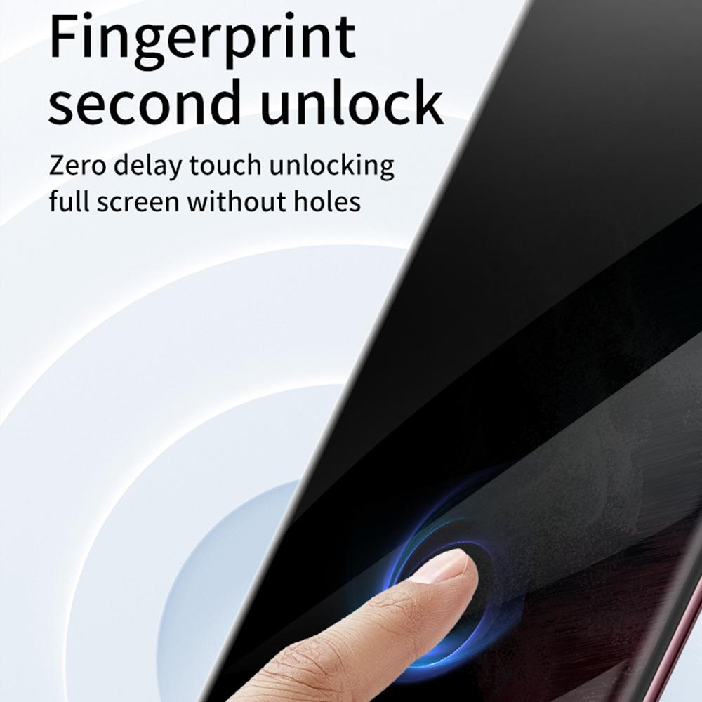 For Samsung Galaxy S23 Ultra Side Glue Full Screen Protector Anti-fingerprint Curved HD Tempered Glass Film