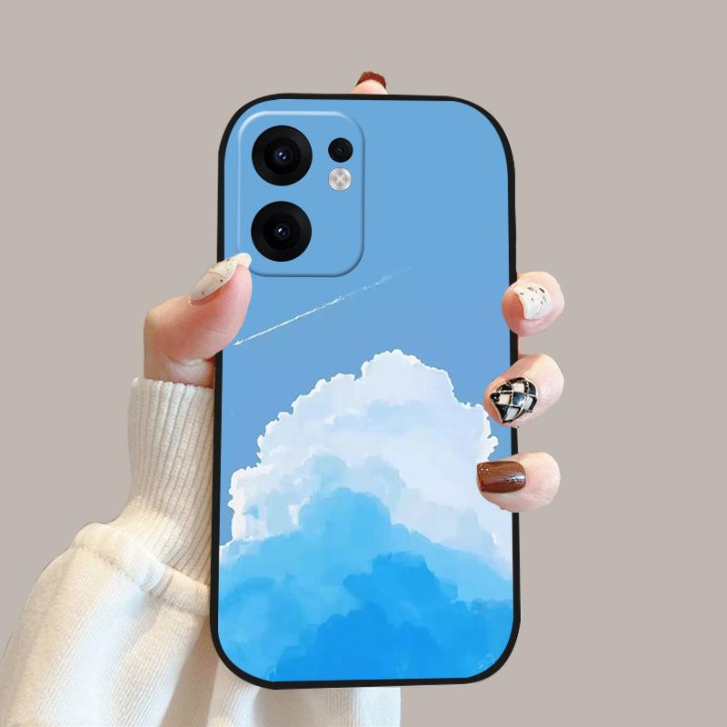 Cartoon Case For Oppo Reno13 F Shockproof Soft Silicone TPU Phone Cover For Oppo Reno 13 F 13F 4G 5G Coque Reno13F Fundas Capa