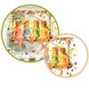 Fairy Window Sticker, Watercolor 4 Fairies Swing Window Cling, Colorful Flowers Butterflies Static Glass Decal for Kids Room Bedroom