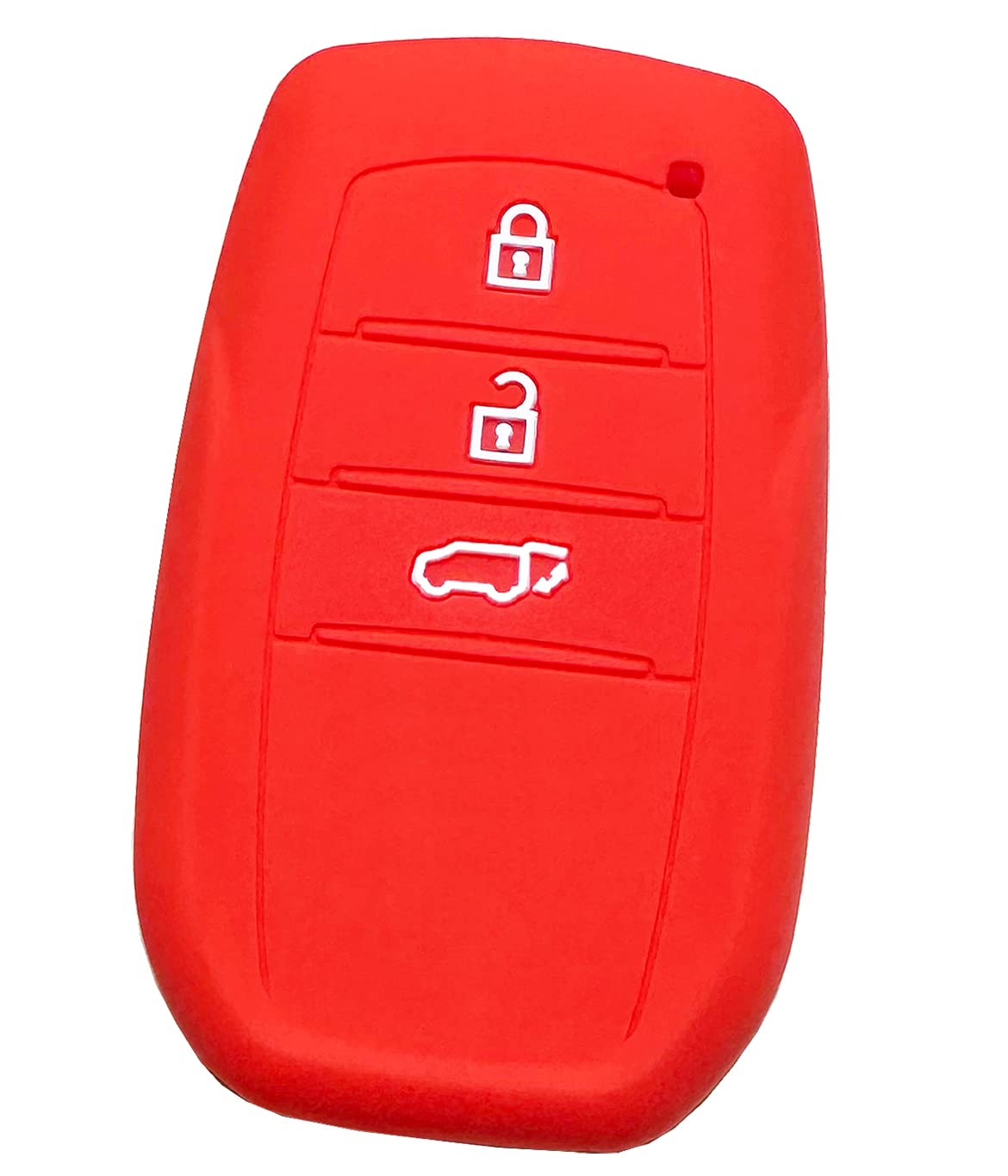 

IKT Silicone Cover for Toyota Cars Smart Key 3 Buttons / Crown Sports (2023~) червоний