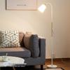 Nordic LED Floor Lamp with Remote Control - Dimmable, Modern Design for Living Room, Bedroom, or Study