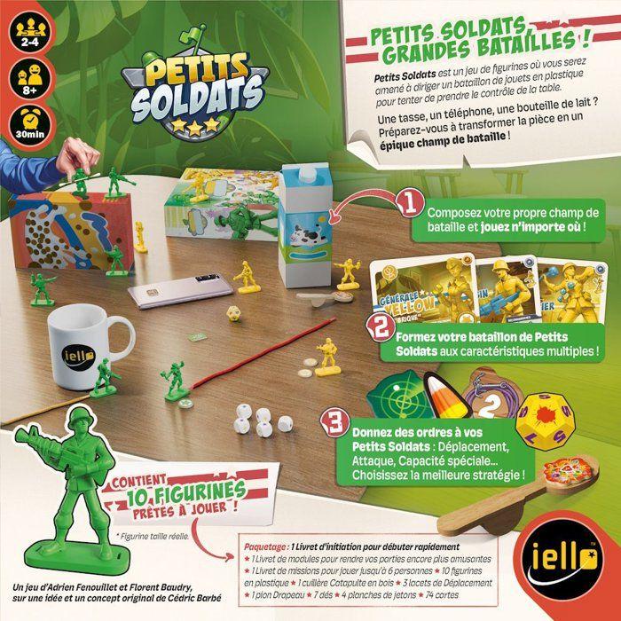 Jeu de stratégie - Petits Soldats - Fun et explosif - Multicolore - Pour intérieur
