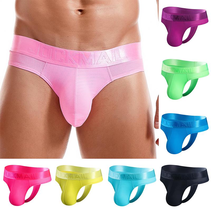 

Мужские стринги Бикини Трусики Эротическая Выпуклая сумка Сумка Трусики Легкий шелковый пояс Трусы