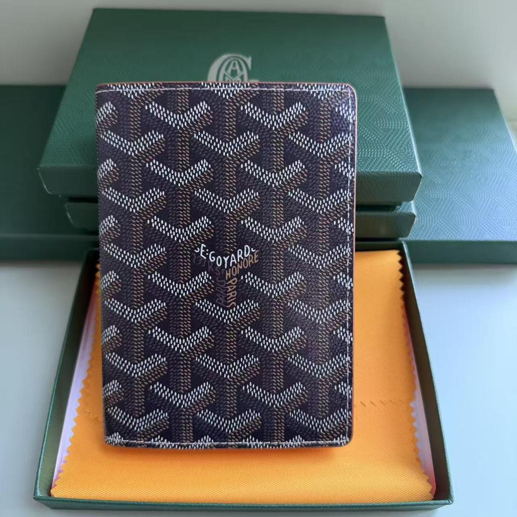 Goya Hundezahn Mode Reisepasshülle mit Kartenfächern und Schutzhülle