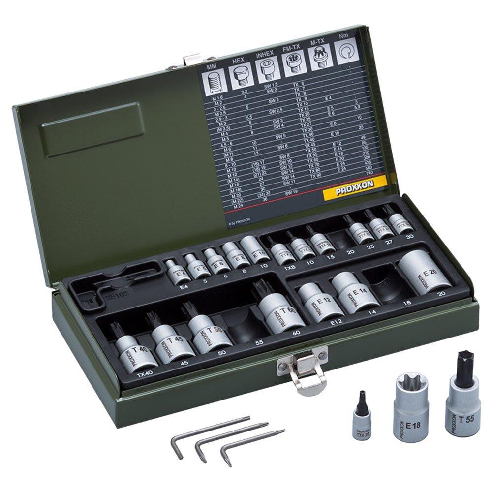 

PROXXON Torx socket set Drive 24 points 1 set No.82102 angle 6.3mm/12.7mm