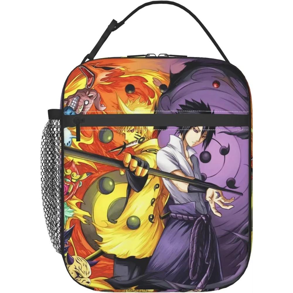 Kreslené Anime Izolované Obědové Tašky Opakovaně Použitelné Přenosné Izolované Nákupní Tašky Termo Chladicí Taška pro Školu Práci Venkovní Piknik Pláž