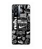 Case For Vivo Y76 5G Nike Air Logo Download Nike Graffiti Black and White Maniacase