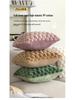 Velvet Three-Dimensional Turtle Back Pillowcase - Solid Color 