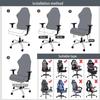 4pcs Ergonomic Office Computer Game Chair Slipcovers Stretchy Polyester Reclining Racing Gaming Chair Covers Waterproof Chair
