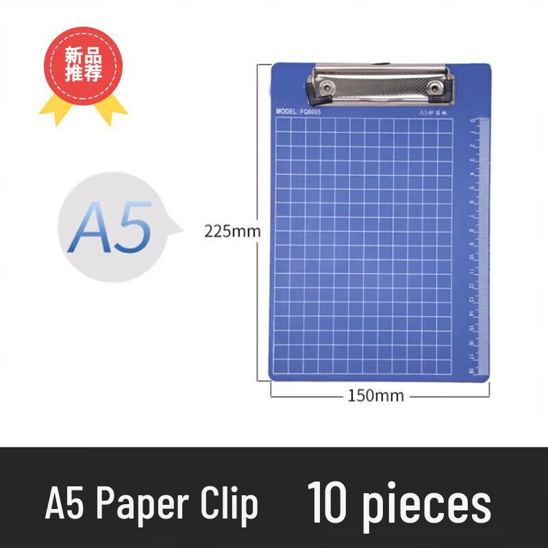 A5 Plastic Clipboard Writing Pad