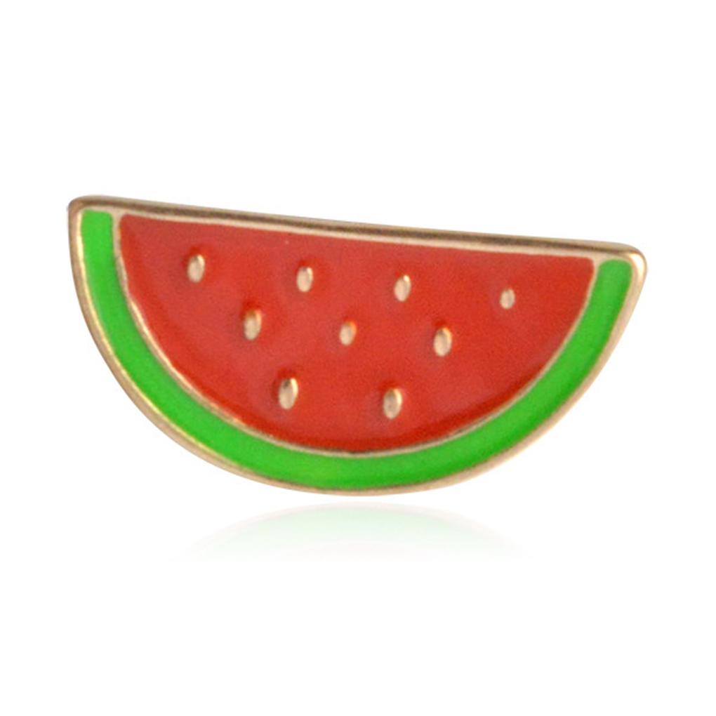 

Brooch Cartoon Watermelon Boys Colorful Rainbow Accessories Pins Enamel Lapel Girls for Clothing Crafting Sweater