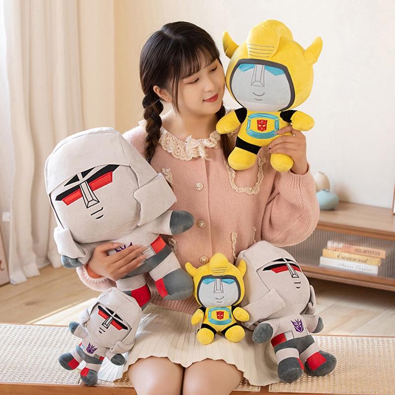 Neuer Cartoon Transformers Bumblebee Plüschroboter für Jungen
