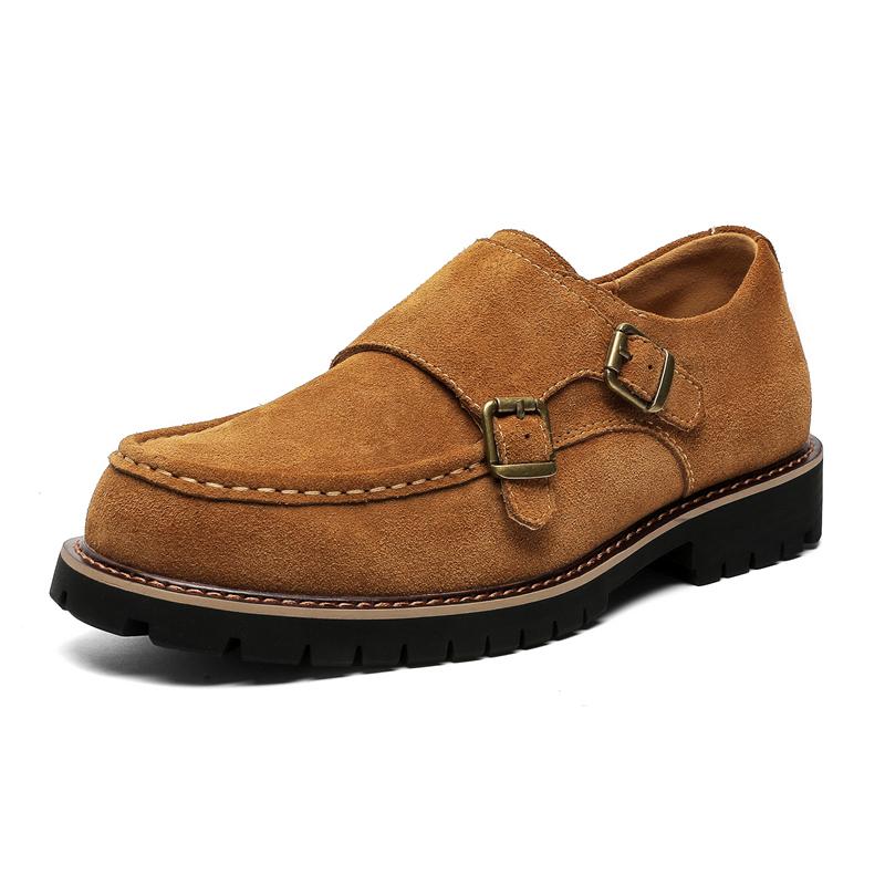 Fashion Suede Leather Man Casual Shoe Office Soft Loafers Classic Designer Slip on Flats Leisure Walk Mens Driving Shoes Soft Moccasins