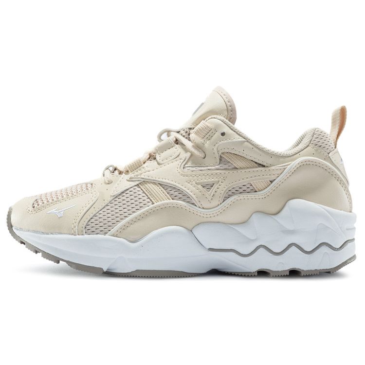 

Mizuno Rider 1 Удобная Толстая Подошва Амортизация Нескользящие Износостойкие Дышащие Низкие Кроссовки Унисекс Кроссовки Бежевый D1GA192749 37