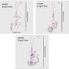 Lovely Bear And Star Dices Key Holder with Ribbon Bowknot Comfortable Resin Alloy Materials for Daily Use Casual Wear