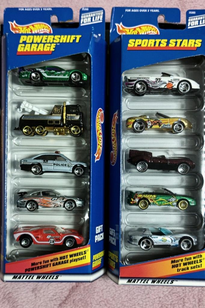 Hot Wheels Gift Pack Set of 5 Cars Boxes - (6 Total)