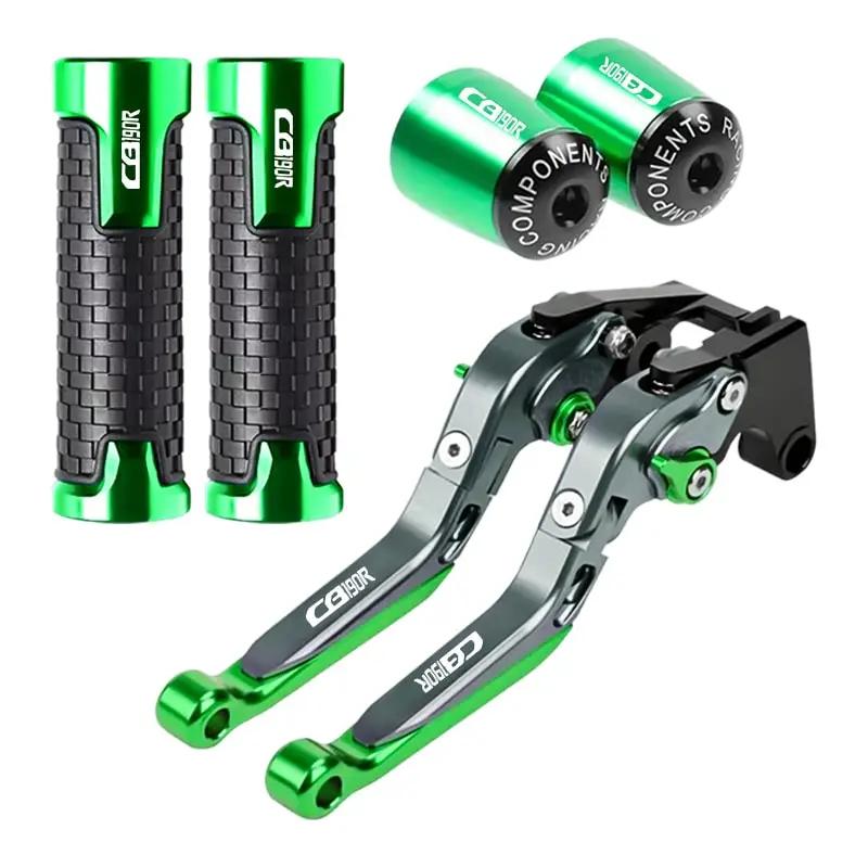 Motorcycle Brake Clutch Levers Handlebar Grips Ends CNC Aluminum For Honda CB 190R 2016 CB190R 2017