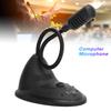 Desktop Capacitive Microphone 3.5mm Plug and Play Condenser Mic for Computer Gaming Live Broadcast with Noise Reduction