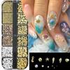 1 Set Sea Theme 3D Nail Decorations Set Strass Ongle Themed Nail Decorations  DIY Manicure Salon Tools Decorations