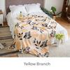 Ripple Embo Single-Layer Quilt - Yellow Branch