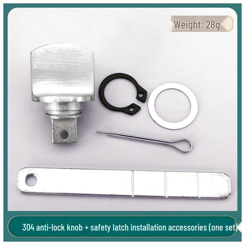 Shengbay 304 Stainless Steel Fingerprint Lock Knob Kit