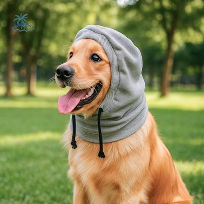 Warm Dog Calming Earmuffs Elastic Band Noise-Proof Dog Grooming Earmuff Comfortable Adjustable Pet Windproof Hat Dog Walking