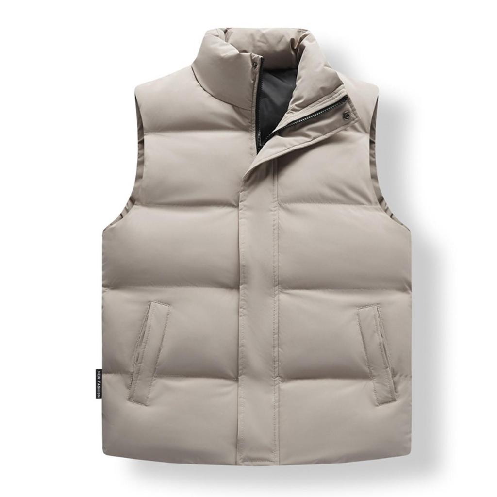 Winter Clean Standing Collar, Down Cotton Camisole, Slim Fitting And Handsome Young Man