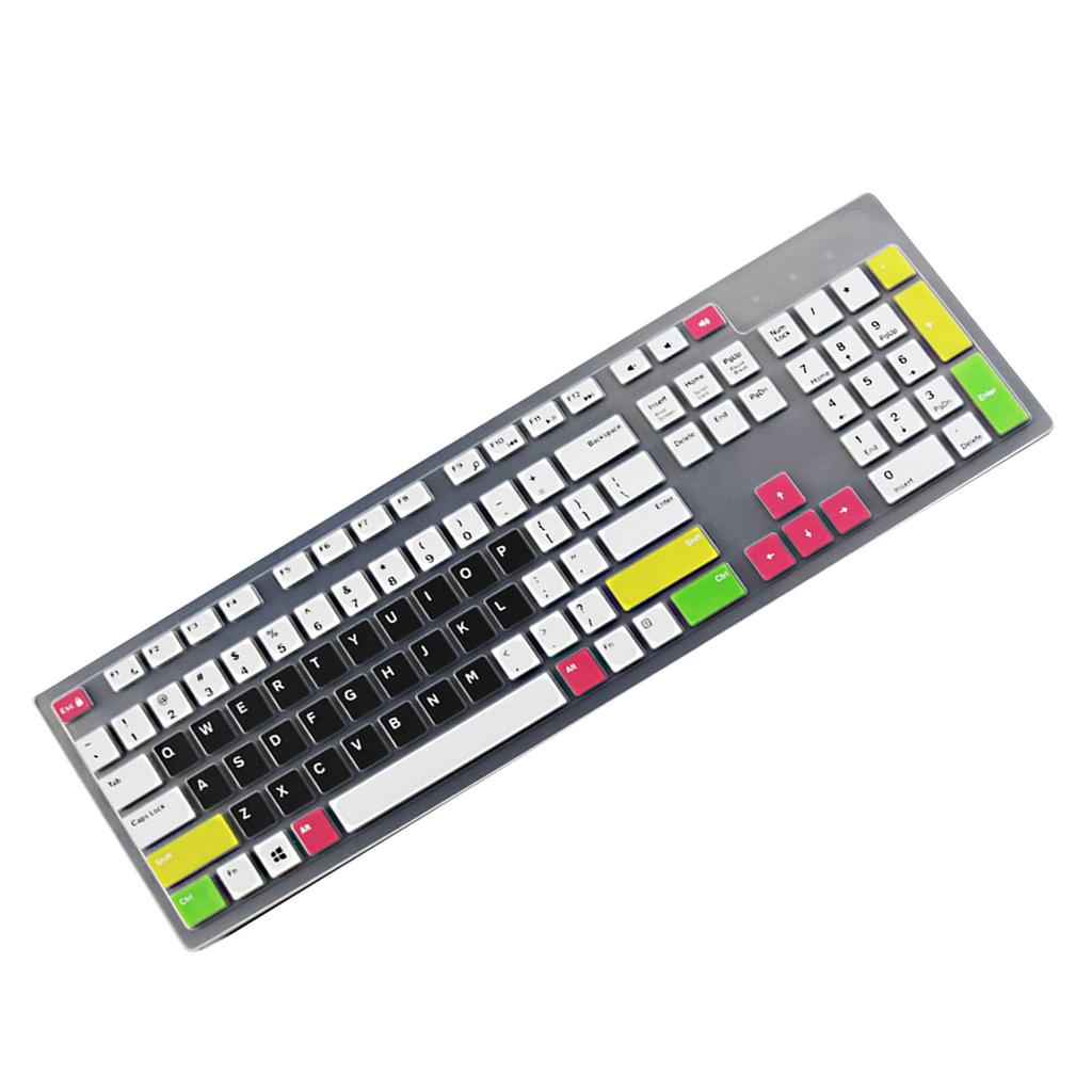 Laptop Tastatur Schutzhüllen für Dell KB216 KM636 AIO 3277 Silikon Tastaturfolie Transparent Skin Schutzzubehör