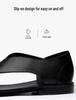 Men's Cowhide Leather Roman Sandals - New Casual Outdoor Summer Shoes with Soft Non-Slip Soles