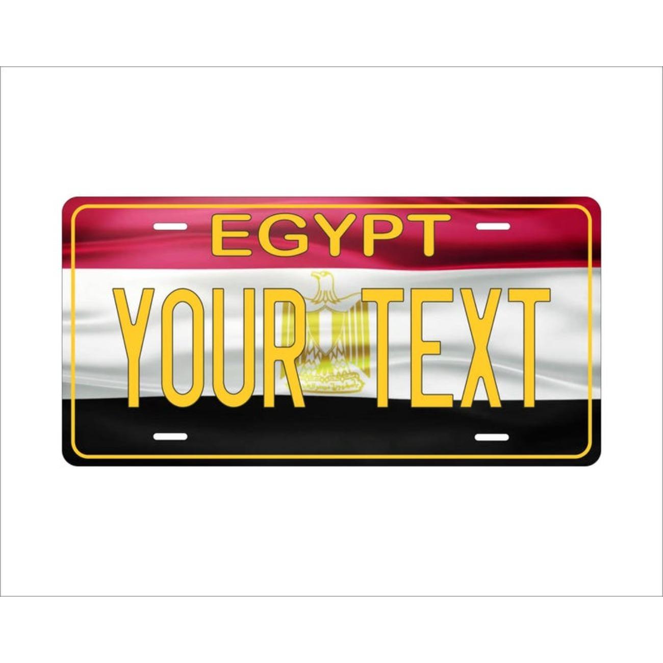 

Personalized Egypt Flag Wave Metal Tin Sign Retro Poster Plaque for Home Bar Garage Man Cave Wall Decor белый
