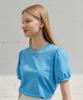 YUPPE Color Shirring T-Shirt_Blue