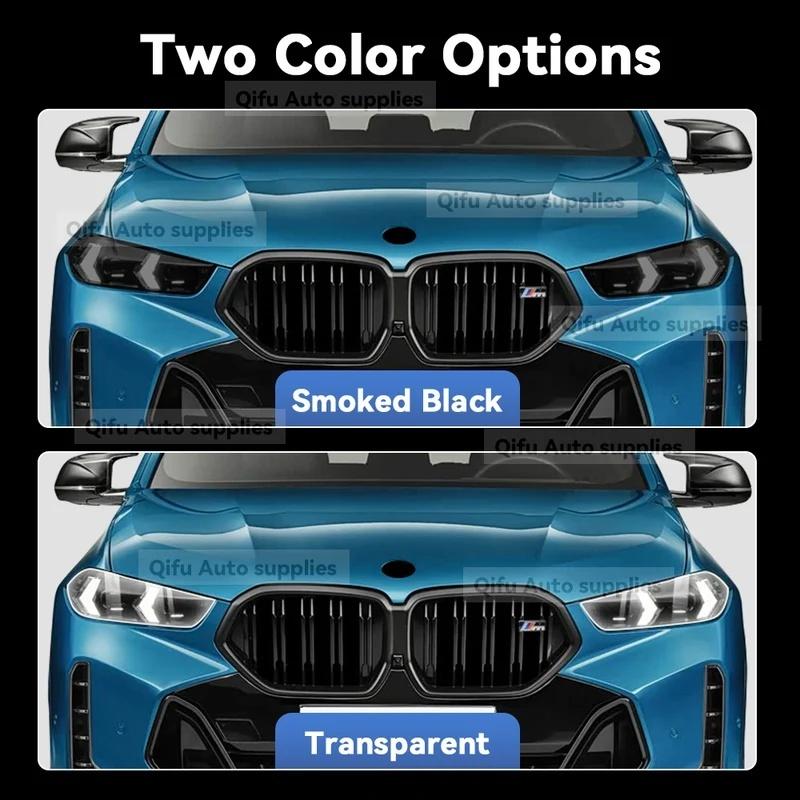 For BMW X6 G06 2024 2025 2026 Car Headlight Protective Film TPU Pre Cut Anti-Scratch Headlight Vinyl Film Accessories
