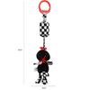 Baby Sensory Hanging Rattles Toy Black White Animals Stroller Infant Bed Wind Chimes 0-12 Months Infant Rattle Educational Toy