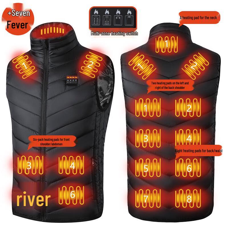 

Youcheng Fashion Thermal Electric Heated Vest 6XL