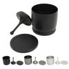 58mm Dosing Rings Press Aluminum Alloy Anti Flying Coffee Powder Picker Coffee Making Supplies For Baristas