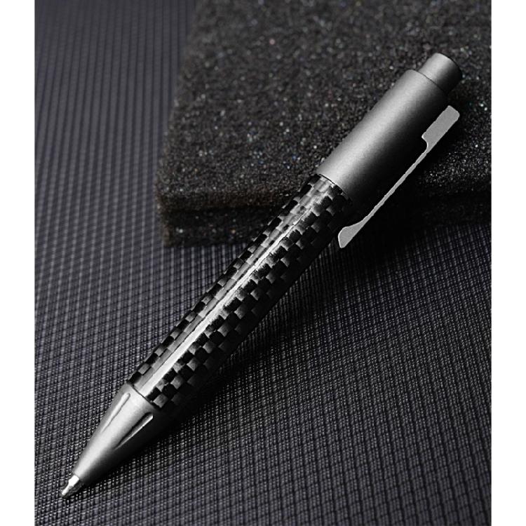 Clicks Type 0.5mm Medium Point Ball Pen Ballpoint Pen Smooth Writing Metal Oil Pen Office School Students Writing Gift